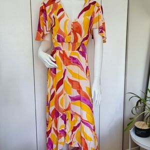 Able the Label High Low Floral Dress